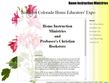 Tablet Screenshot of homeinstructionministries.com